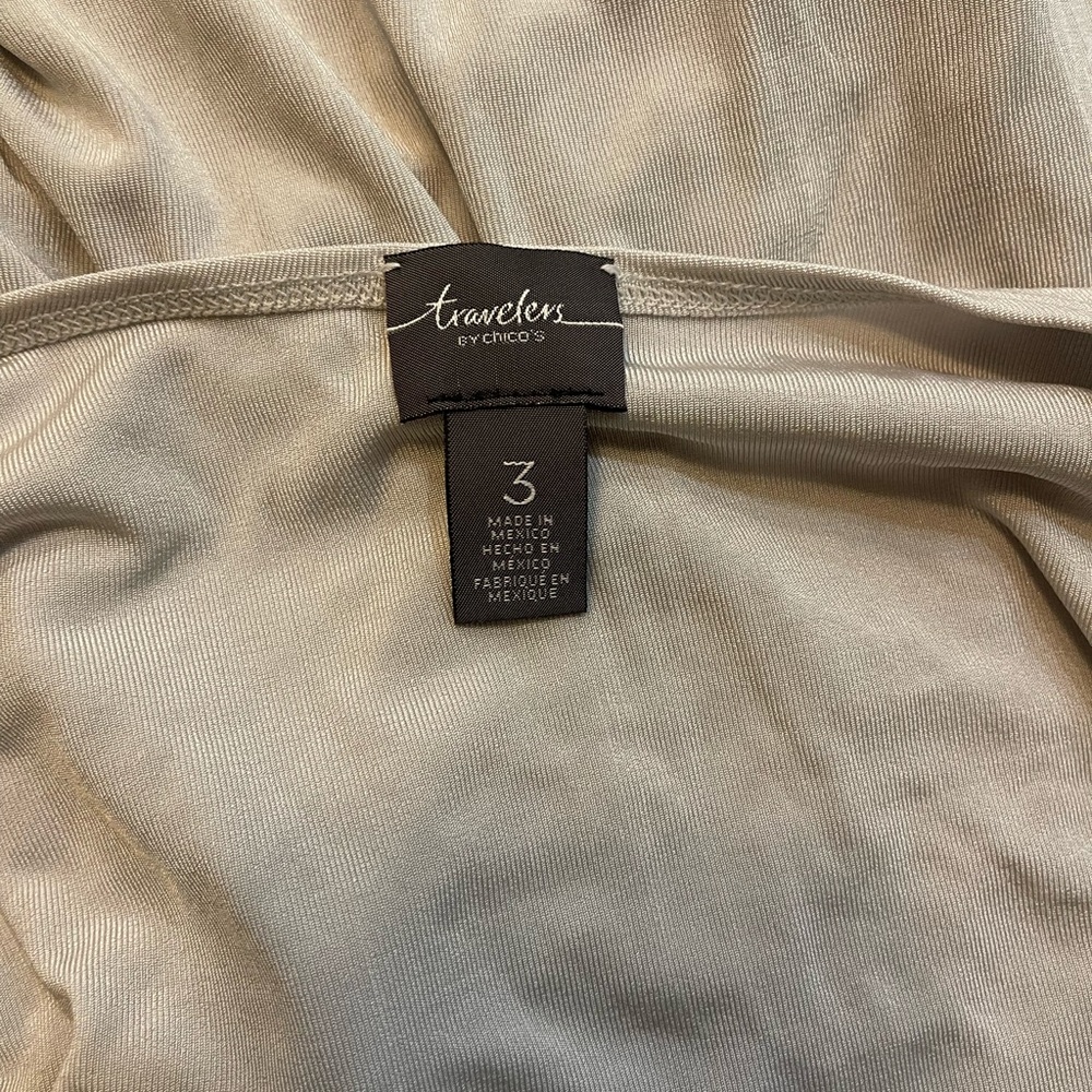 Chico’s size 3 Traveler’s set - Lightweight tank top and elastic waist pants - Picture 3 of 3
